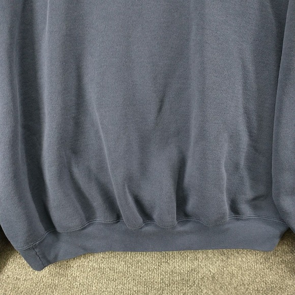 SCI Men's Snowshoe Pullover Sweatshirt Blue XXL Solid Embroidered Vintage USA - Picture 8 of 15